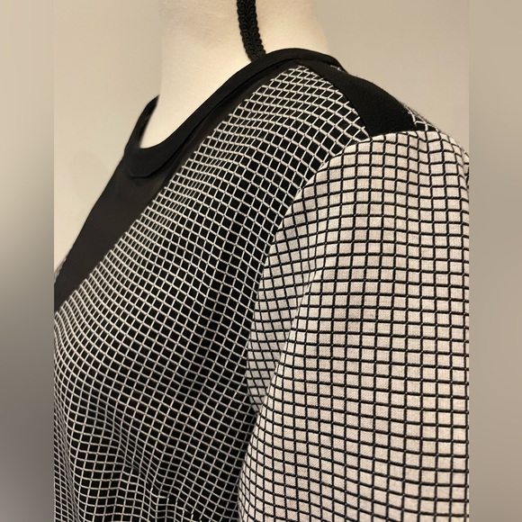 NWT - BCBGeneration Black & White Checkered Shift Dress SMALL - Picture 3 of 11